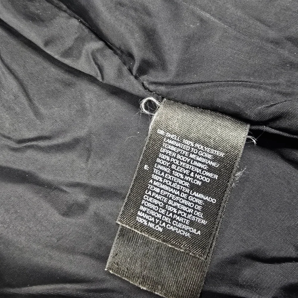 The North Face Mens Gore‎ Tex Black Hooded Jacket Outdoor Adventure Size S P